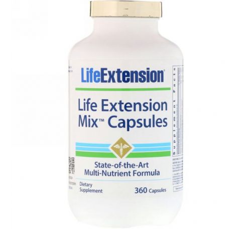 Life Extension, Смешанные капсулы, 360 капсул