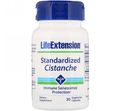 Life Extension, Standardized Cistanche, 30 Vegetarian Capsules