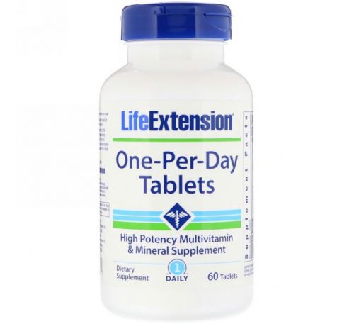 Life Extension, Таблетки одна-в-день, 60 таблеток
