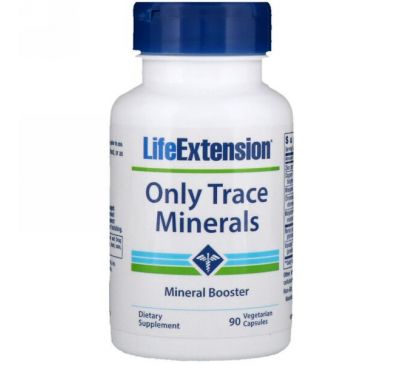 Life Extension, Только микроэлементы, 90 вегетарианских капсул