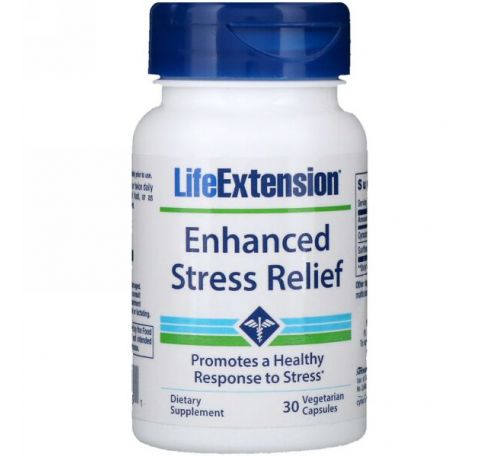 Life Extension, Улучшенное средство против стресса, 30 вегетарианских капсул