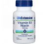 Life Extension, Витамин B3 (ниацин), 500 мг, 100 капсул