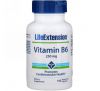 Life Extension, Витамин B6, 250 мг, 100 растительных капсул