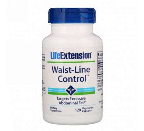 Life Extension, Waist-Line Control, 120 Vegetarian Capsules