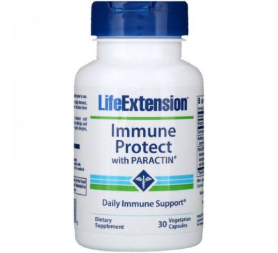 Life Extension, Защита иммунитета, с Paractin, 30 растительных капсул