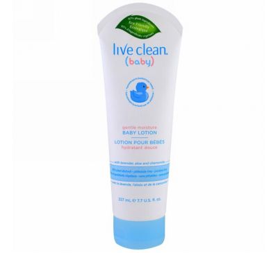 Live Clean, Для детей, мягкое увлажнение, детский лосьон, 7.7 унций (227 мл)