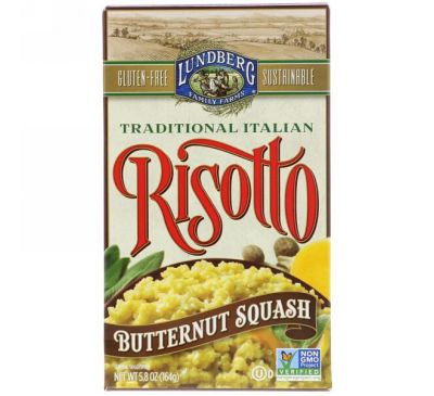 Lundberg, Traditional Italian Risotto, Butternut Squash, 5.8 oz (164 g)