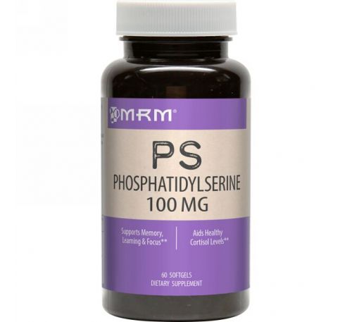 MRM, Фосфатидилсерин, 100 мг, 60 капсул