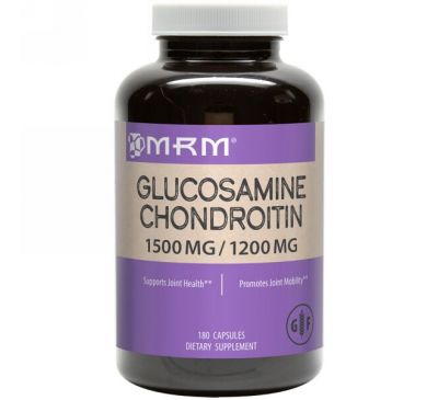 MRM, Хондроитин и глюкозамин, 180 капсул