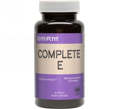 MRM, Комплекс с витамином E, 60 мягких таблеток