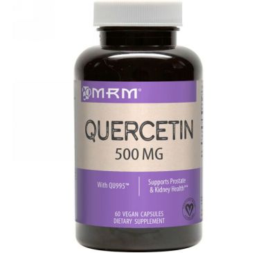 MRM, Кверцетин, 500 мг, 60 веганских капсул