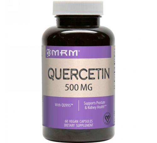 MRM, Кверцетин, 500 мг, 60 веганских капсул