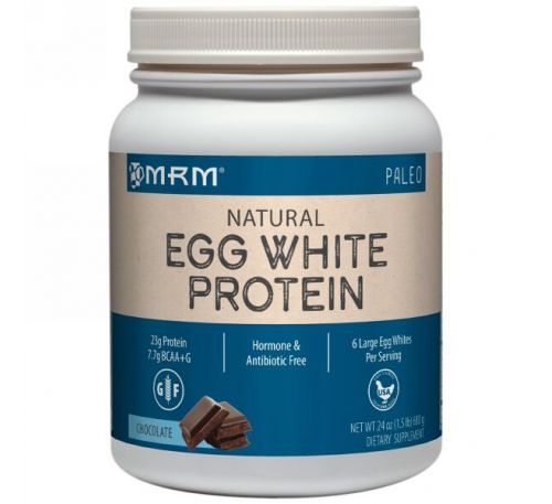 MRM, Натуральный протеин яичного белка, шоколад, 680 г
