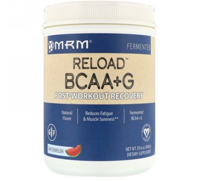 MRM, Reload, оптимизация восстановления мышц, со вкусом арбуза, 29.6 унций (840 г)