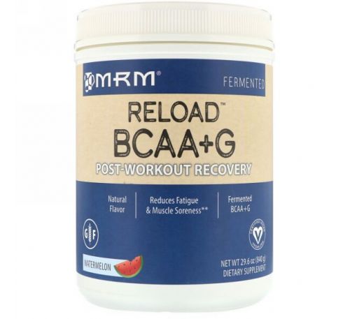 MRM, Reload, оптимизация восстановления мышц, со вкусом арбуза, 29.6 унций (840 г)