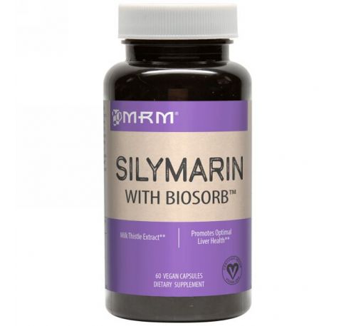 MRM, Силимарин с BioSorb, 60 веганских капсул
