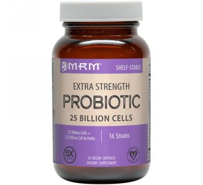 MRM, Сильные пробиотики, 30 веганских капсул