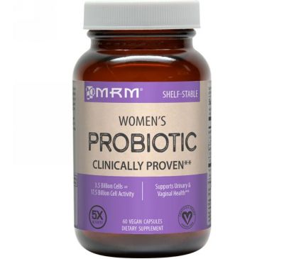 MRM, Женский пробиотик, 60 веганских капсул