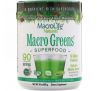 Macrolife Naturals, Macro Greens, Superfood, 30 унции (850 g)
