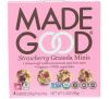 MadeGood, Органический продукт, Гранола Minis, клубника, 4 пакета, каждый по 24 г (0,85 унции)