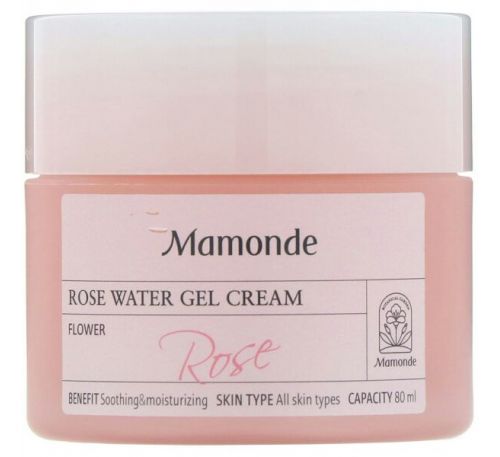 Mamonde, Гелевый крем с розовой водой, 80 мл