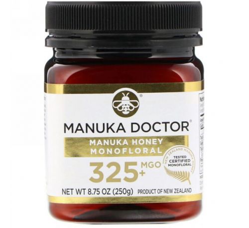 Manuka Doctor, Monofloral с медом мануки, оксид магния 325+, 8,75 унции (250 г)