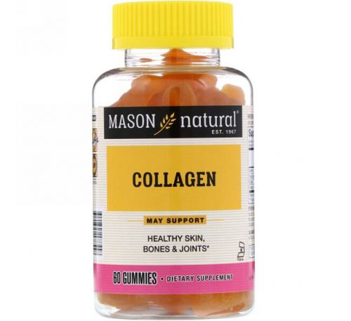 Mason Natural, Коллаген, 60 жевательных таблеток