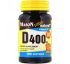 Mason Natural, Vitamin D3, 400 IU, 100 Softgels