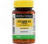 Mason Natural, Витамин K2 плюс Витамин D3, 100 мкг, 100 таблеток