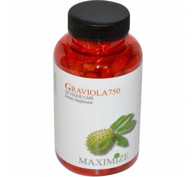 Maximum International, Гравиола 750, 100 капсул на растительной основе