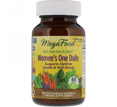 MegaFood, Women's One для ежедневного приема, 60 таблеток