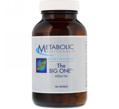 Metabolic Maintenance, The Big One без железа, 100 капсул