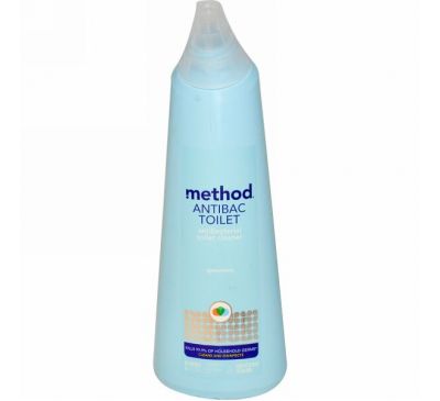 Method, Антибактериальное средство для чистки унитаза с ароматом мяты, 24 жидких унции (709 мл)