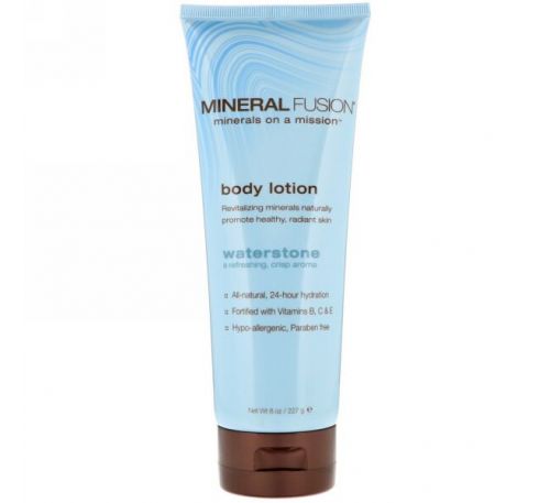 Mineral Fusion, Body Lotion, Waterstone, 8 oz (227 g)