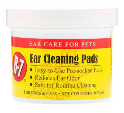 Miracle Care, Ear Cleaning Pads, For Dogs & Cats, 90 Pads