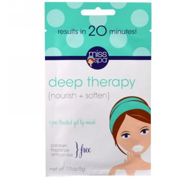 Miss Spa, Miss Spa Pre-Treated Gel Lip Mask Deep Therapy