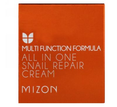 Mizon, Регенерирующий крем с экстрактом улиток "все в одном", 2.53 унций (75 мл)