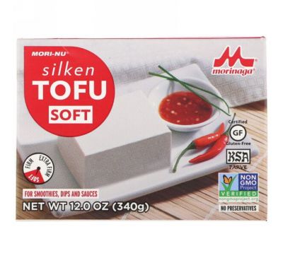 Mori-Nu, Шелковый тофу, мягкий, 12 унций (340 г)