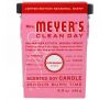 Mrs. Meyers Clean Day, Scented Soy Candle, Peppermint, 4.9 oz (140 g)