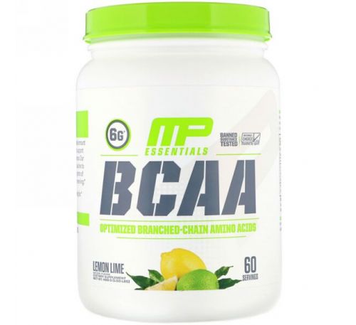 MusclePharm, BCAA Essentials, Lemon Lime, 1.03 lb (468 g)