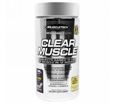 Muscletech, Performance Series, Clear Muscle, 168 Liquid Caps