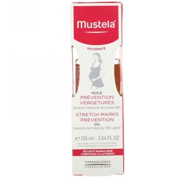 Mustela, Stretch Marks Prevention Oil, 3.54 fl oz (105 ml)
