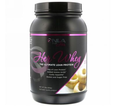 NLA for Her, Her Whey, высококачественный постный протеин, кленовый пончик, 2 фунта (905 г)