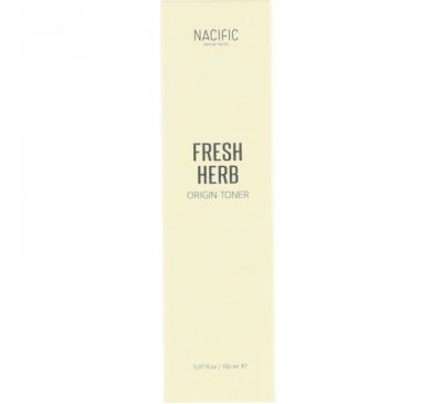 Nacific, Fresh Herb Origin Toner, 5.07 fl oz (150 ml)