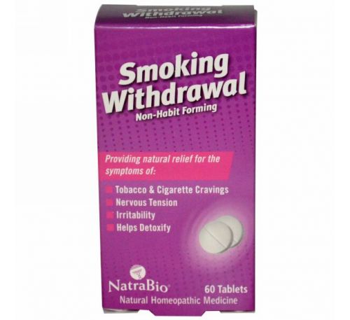NatraBio, Отказ от курения, 60 таблеток
