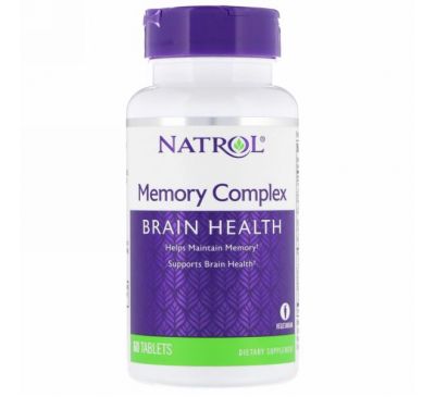Natrol, Комплекс для памяти, 60 Таблеток