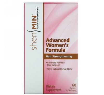 Natrol, Shen Min, Advanced Women's Hair Strengthening Formula, 60 Tablets