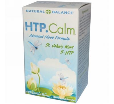 Natural Balance, HTP.Calm, 60 вегетарианских капсул