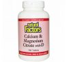 Natural Factors, Цитрат кальция и магния, с витамином D, 180 таблеток