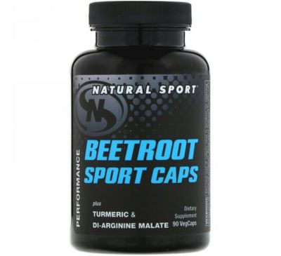 Natural Sport, Капсулы для спортсменов со свеклой, 90 капсул с оболочкой из ингредиентов растительного происхождения